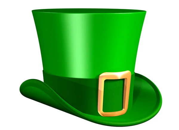 Green top hat — Stock Photo, Image
