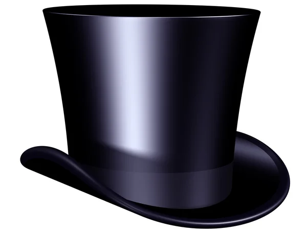 Chapéu superior elegante — Fotografia de Stock