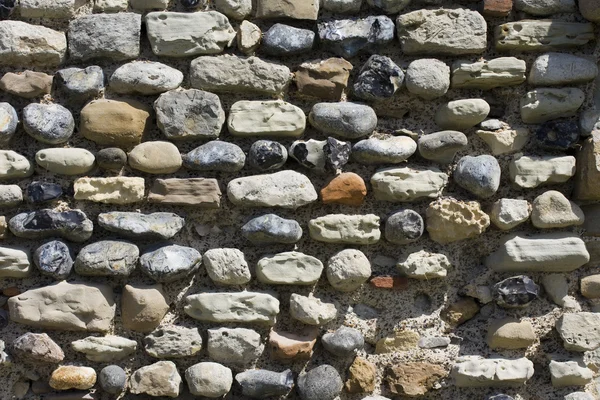 Antigua pared de piedra de pedernal — Foto de Stock