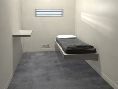 Modern Prison Cell clipart