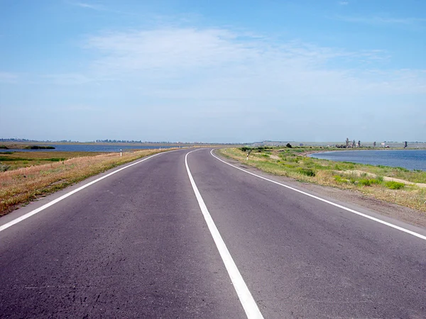 stock image Road to sky