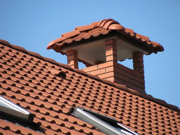 Tiled telhado — Fotografia de Stock