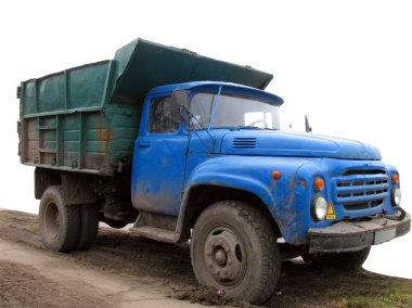 Old dirty truck clipart