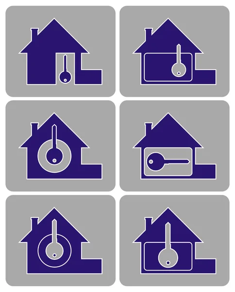 Σπίτι λογότυπο 1 — Διανυσματικό Αρχείο