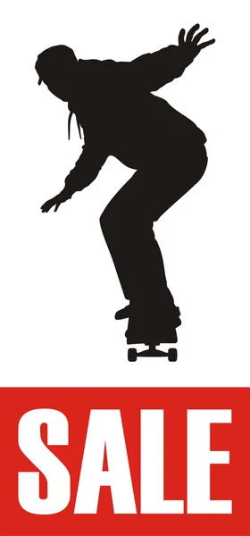 Vendita di skateboard — Foto Stock