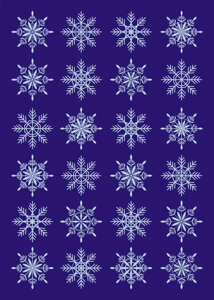 Copos de nieve 2 — Archivo Imágenes Vectoriales