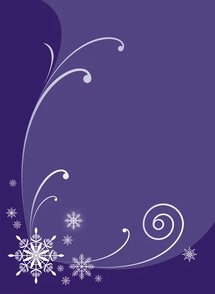 Winter ornament 1 — Stock Vector