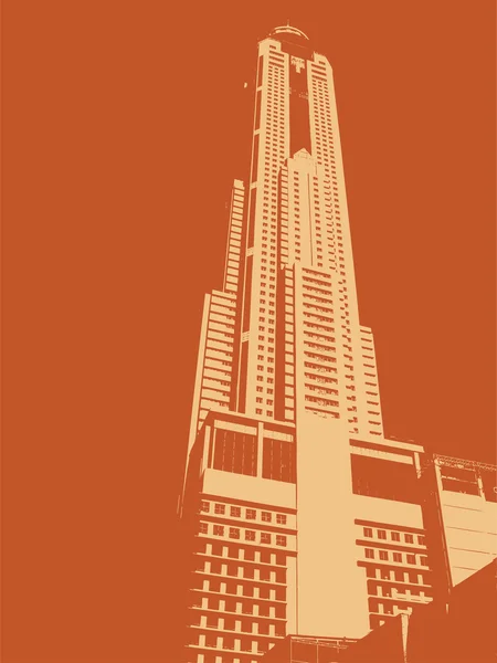 Felhőkarcoló 4 — Stock Fotó