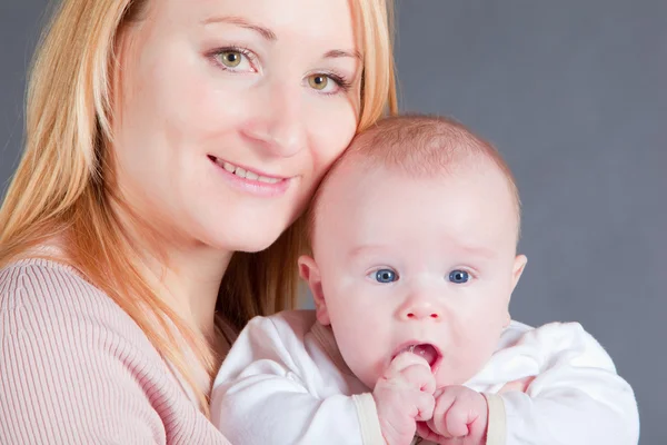 stock image Portrait of mother with her child