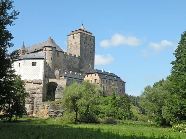 Medeltida slott Stockfoto