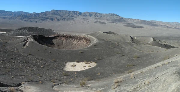 Cratere vulcanico Fotografia Stock
