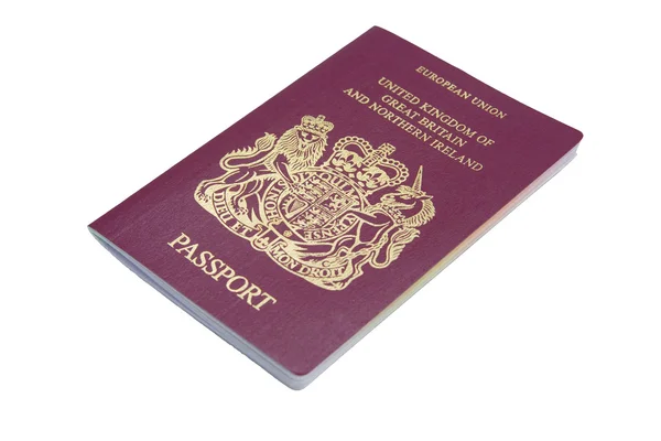 Britský pas — Stock fotografie