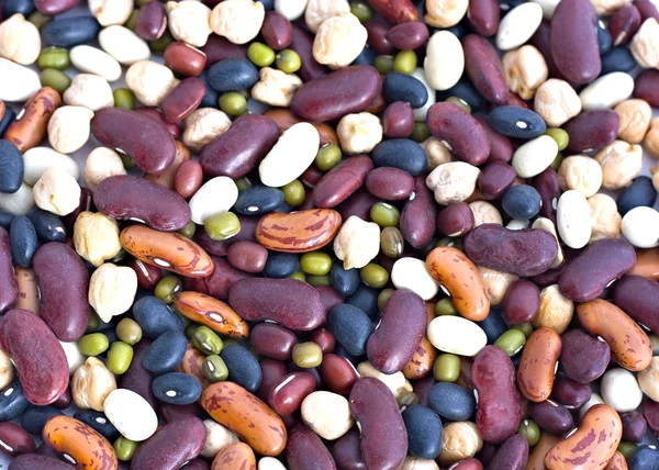 Mixed beans background — Stock Photo, Image