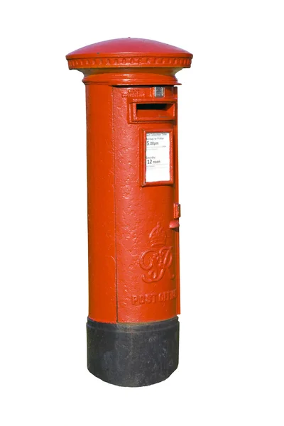 stock image Red post box