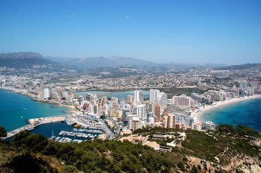 Calpe-overview clipart