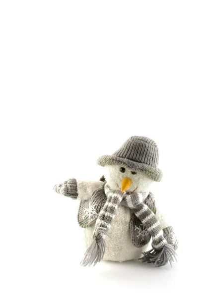 Winter snowman — Stock Photo, Image