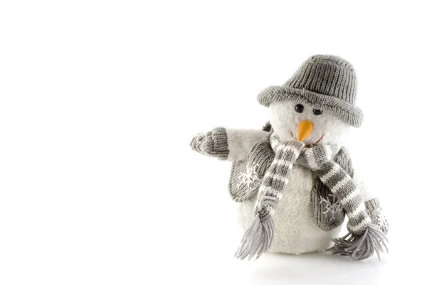 Winter snowman — Stock Photo, Image
