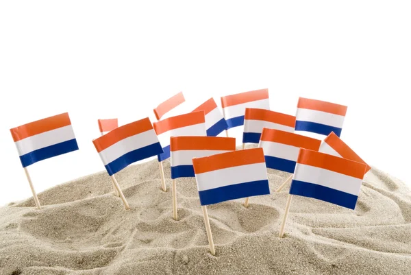 Praia na Holanda — Fotografia de Stock