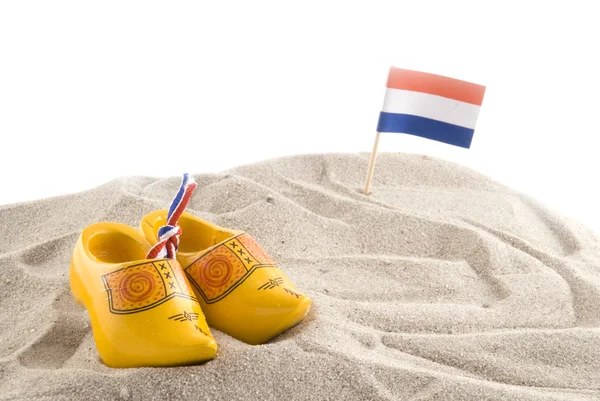 Stranden i holland — Stockfoto