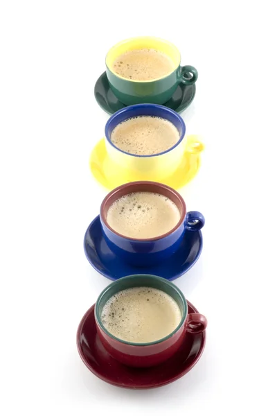 Colored Coffee break — Stock Photo, Image