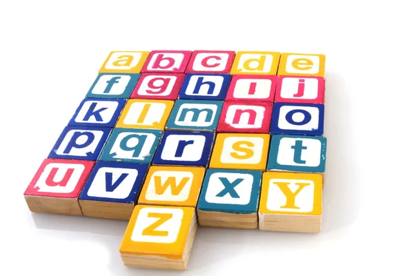Learning the alphabet — Stock Photo, Image