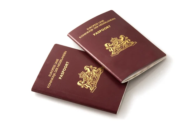 Passaportes neerlandeses — Fotografia de Stock