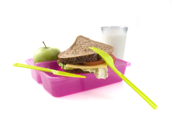 Good filled lunch-box — Stock Photo, Image
