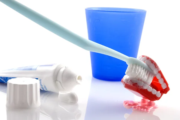 Cepillado de dientes — Foto de Stock