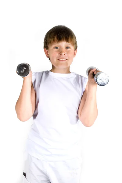 Fitnessed dziecko — Zdjęcie stockowe