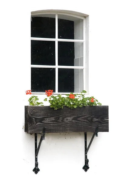 Romantic window on white — Stock Photo, Image