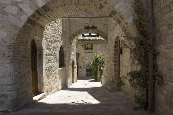 Vicolo ad Assisi — Foto Stock