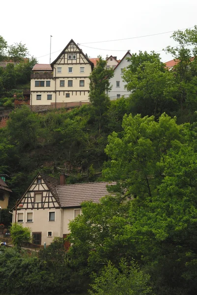 Tipikus német házak — Stock Fotó