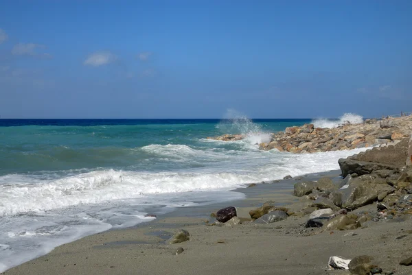 stock image High waves at Italian coast