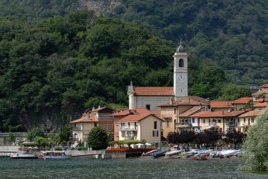 Village at the Lago Maggiore clipart