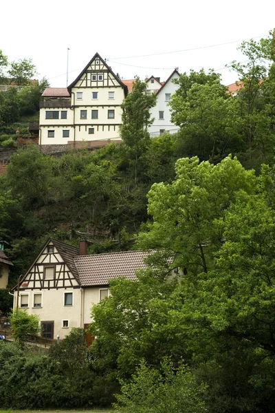 Casas tradicionales alemanas — Foto de Stock