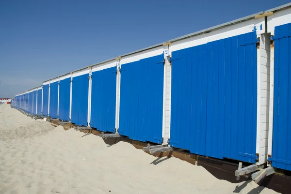 青い小さなビーチハウス — ストック写真