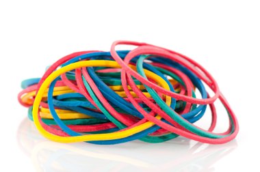 Rubber elastics clipart