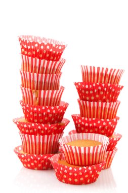 Red cupcakes clipart