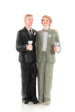 Gay wedding clipart