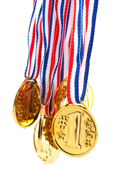 Золотые медали — стоковое фото