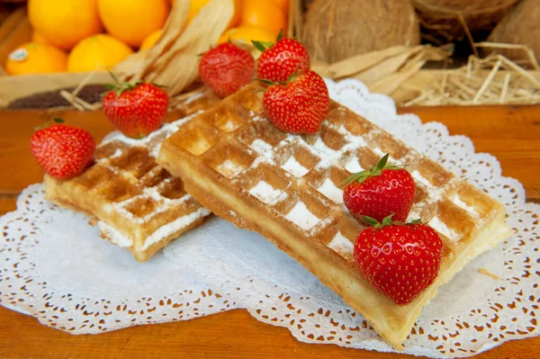 Belçika waffle — Stok fotoğraf