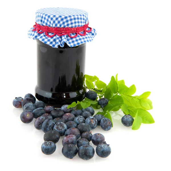 Jam with fruit — Stock Photo, Image