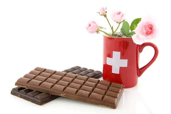Chocolate from Switzerland — Stock Photo, Image