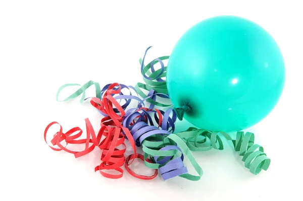 Correntes de festa e balão — Fotografia de Stock