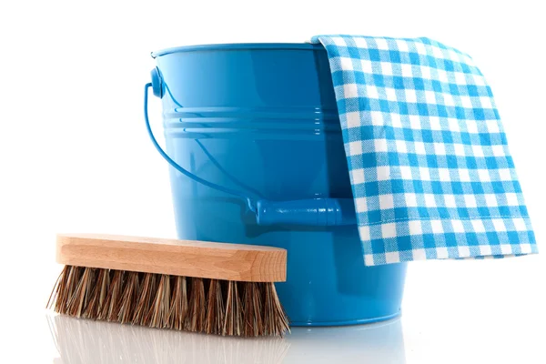 Cleaning in blue — Stock Photo, Image