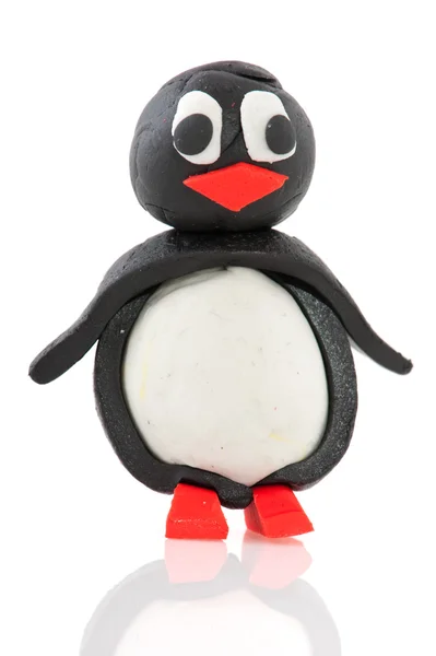 Pinguino d'argilla — Foto Stock