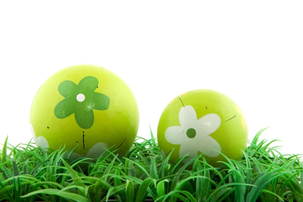 Balls in the grass — Stock Photo, Image