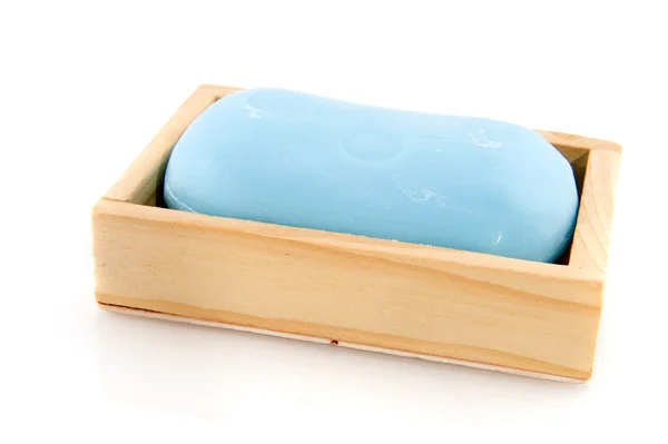 Modrý bar mýdlo — Stock fotografie