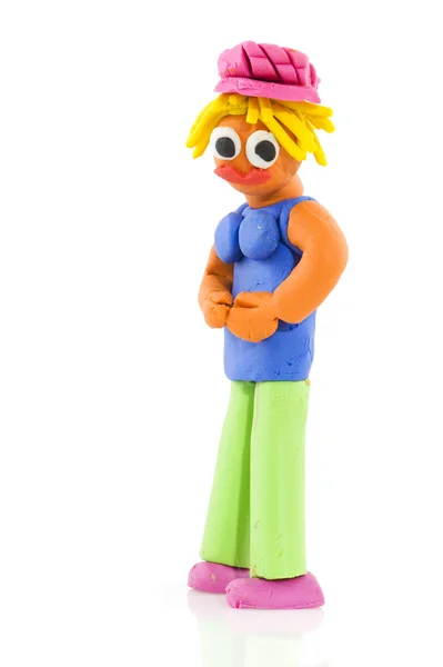 Clay puppet — Stock Photo, Image