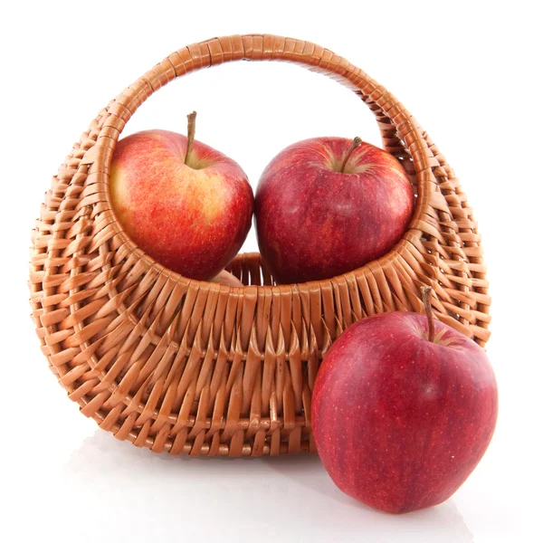 Basket appled — Stock Photo, Image